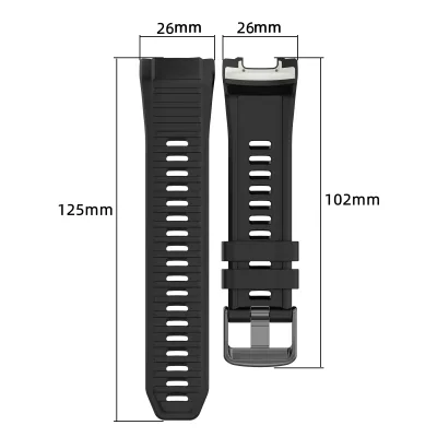 Bracelet de montre en silicone, sport, 22 mm – image 2