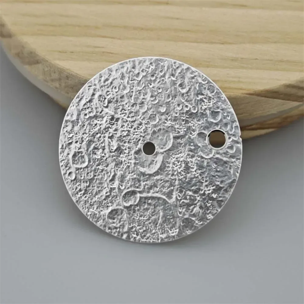 Cadran de montre motif lune 3D, 28,5 mm