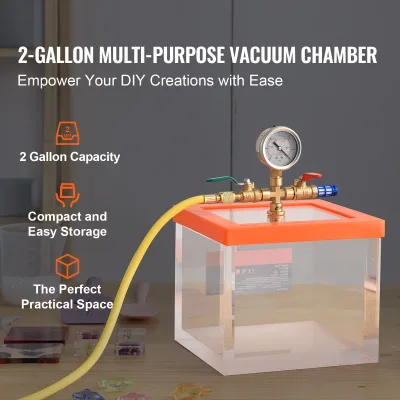 Chambre à vide en acrylique de 2 gallons – image 2