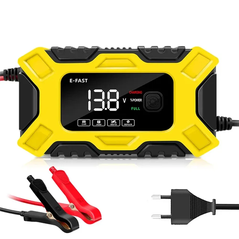 Chargeur de batterie 12 V avec écran LCD