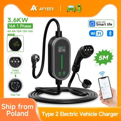 Chargeur portable pour voiture électrique, 5 m