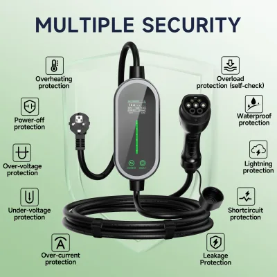 Chargeur portable pour voiture électrique, 5 m – image 2