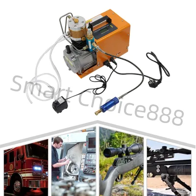 Compresseur d'air électrique orange 1,8 kW – image 2