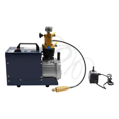 Compresseur d'air électrique PCP 1800 W bleu et argent