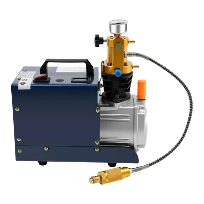 Compresseur d'air électrique PCP 1800 W bleu et argent – image 3