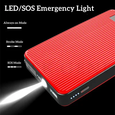 Démarreur de batterie de voiture portable, lampe LED – image 2