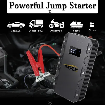 Démarreur de voiture portable avec batterie externe – image 2
