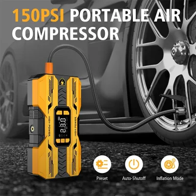 Démarreur de voiture portable avec gonfleur – image 2