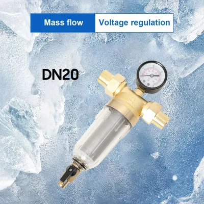 Filtre à eau en ligne DN20 avec manomètre – image 2