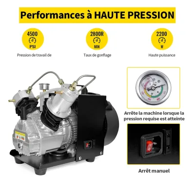 Mini compresseur d'air haute pression électrique – image 2