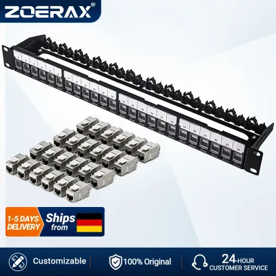 Panneau de brassage blindé 24 ports RJ45