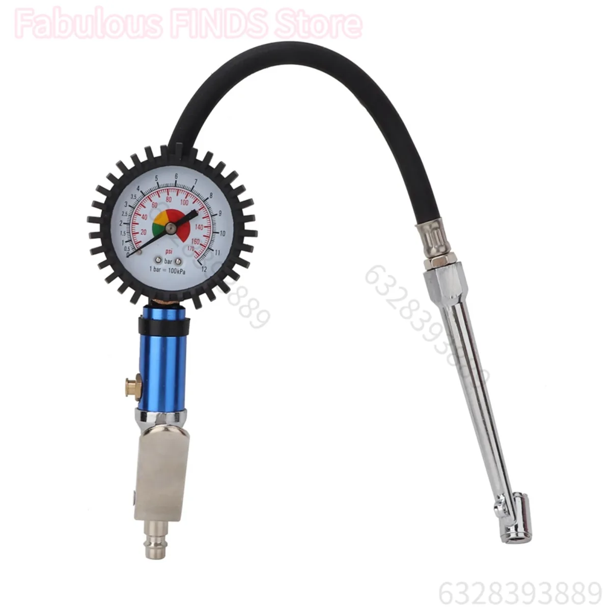 Pistolet de gonflage pour pneus avec manomètre