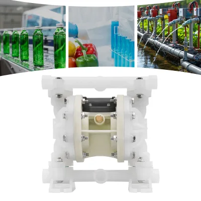 Pompe à membrane pneumatique en plastique technique