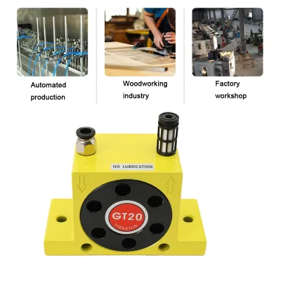 Vibrateur pneumatique à turbine jaune GT-20 – image 2